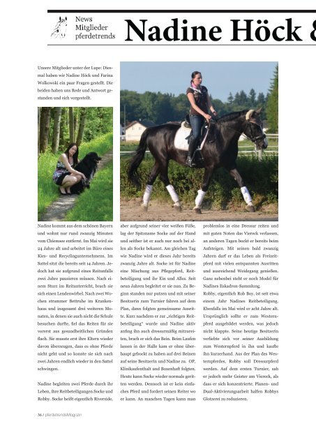 pferdetrendsMagazin No. 06 - März - April 2017