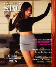 Catálogo SBC Otoño Invierno 2016