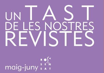 TAST DE REVISTES MAIG I JUNY 2016