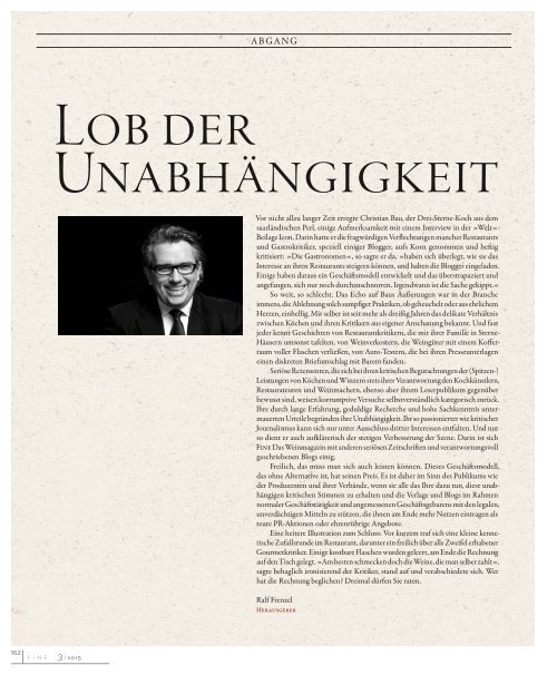 FINE Das Weinmagazin - 03/2015