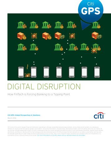 DIGITAL DISRUPTION