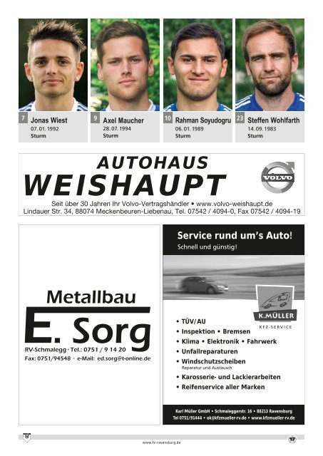 17. Ausgabe Wiesentalpost 2015/16