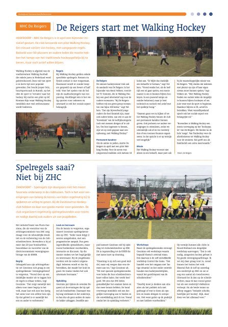 Hockeykrant Kennemerland Voorjaar 2016