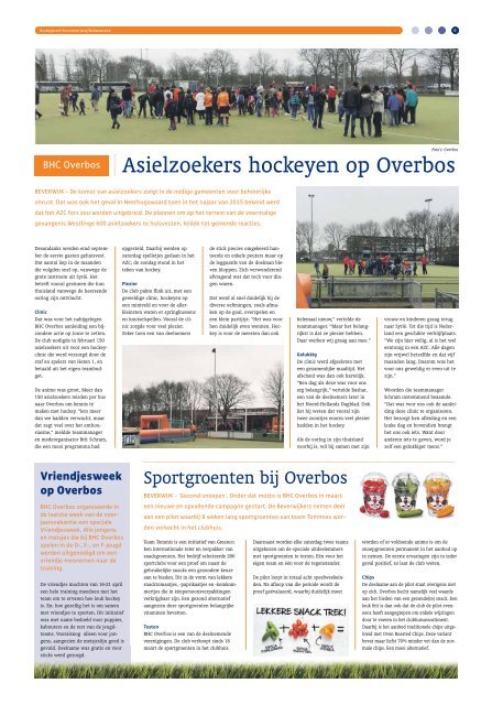 Hockeykrant Kennemerland Voorjaar 2016