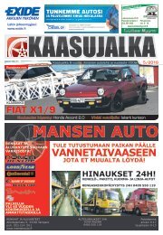 Kaasujalka 5/2016, Pirkanmaa