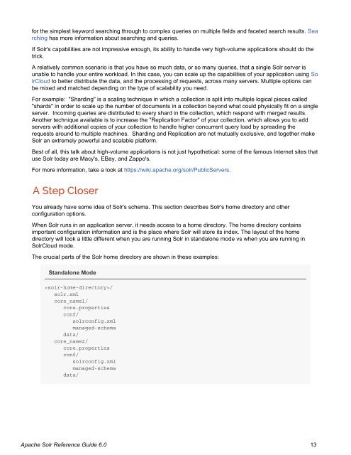 Apache Solr Reference Guide Covering Apache Solr 6.0