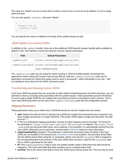 Apache Solr Reference Guide Covering Apache Solr 6.0