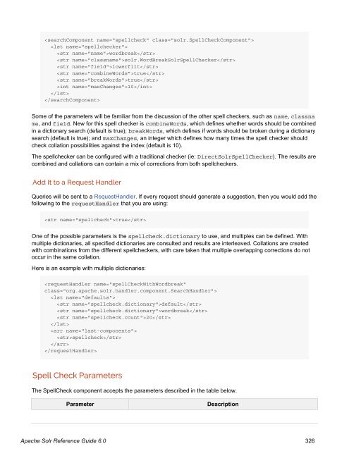 Apache Solr Reference Guide Covering Apache Solr 6.0