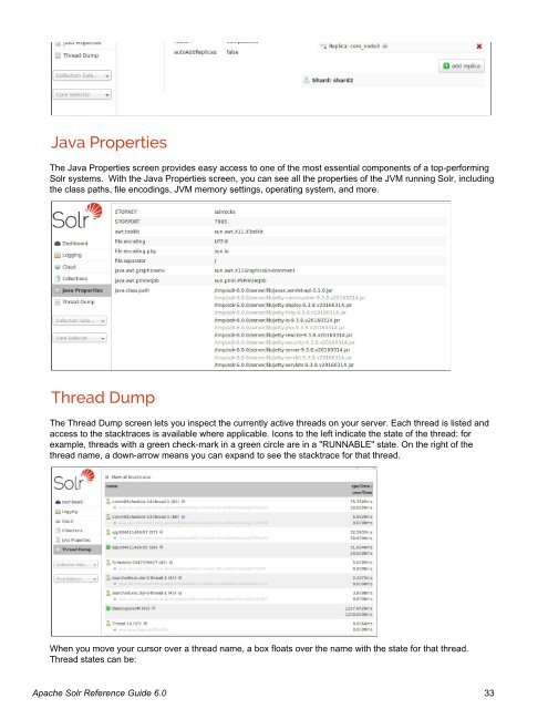 Apache Solr Reference Guide Covering Apache Solr 6.0