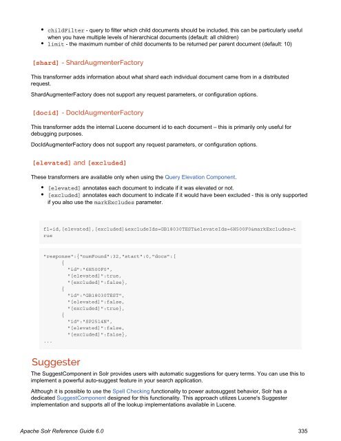 Apache Solr Reference Guide Covering Apache Solr 6.0