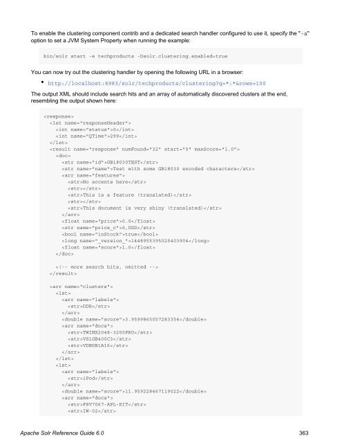 Apache Solr Reference Guide Covering Apache Solr 6.0