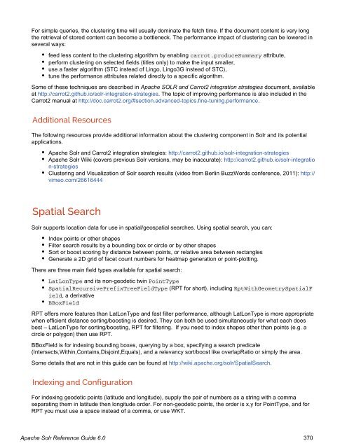 Apache Solr Reference Guide Covering Apache Solr 6.0