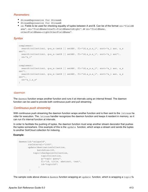 Apache Solr Reference Guide Covering Apache Solr 6.0