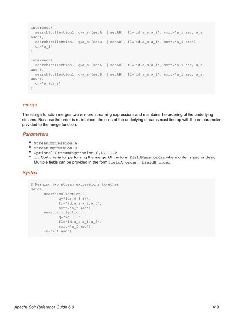 Apache Solr Reference Guide Covering Apache Solr 6.0