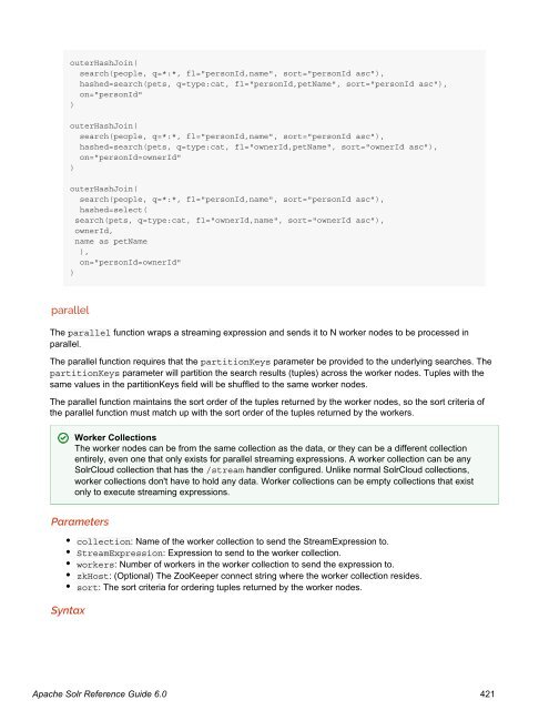 Apache Solr Reference Guide Covering Apache Solr 6.0