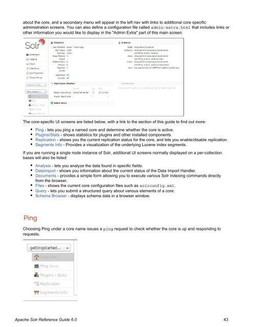 Apache Solr Reference Guide Covering Apache Solr 6.0