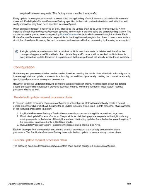 Apache Solr Reference Guide Covering Apache Solr 6.0