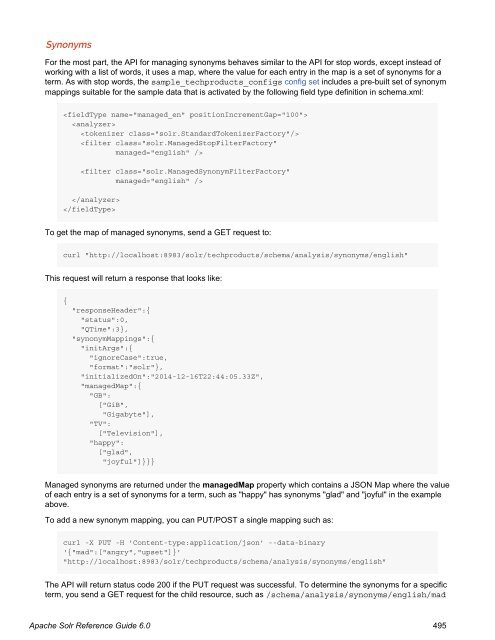 Apache Solr Reference Guide Covering Apache Solr 6.0