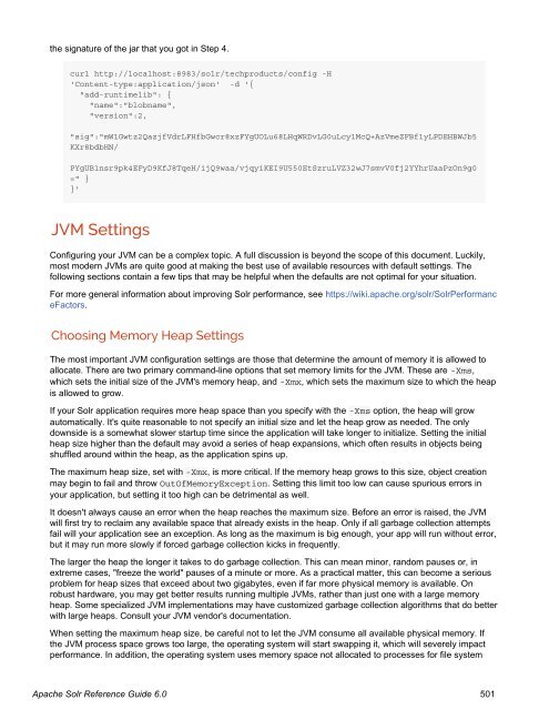 Apache Solr Reference Guide Covering Apache Solr 6.0