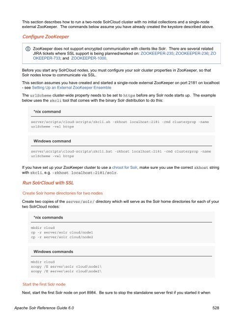 Apache Solr Reference Guide Covering Apache Solr 6.0