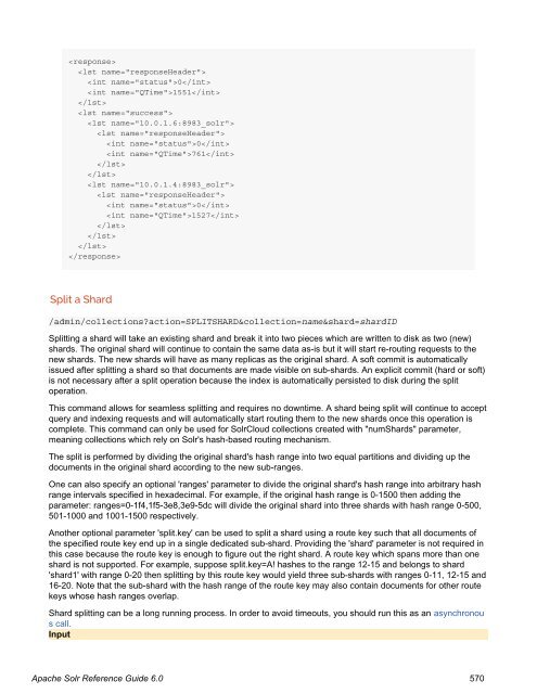 Apache Solr Reference Guide Covering Apache Solr 6.0