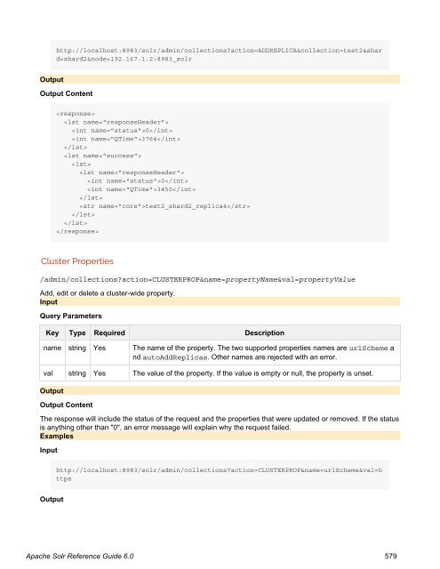 Apache Solr Reference Guide Covering Apache Solr 6.0