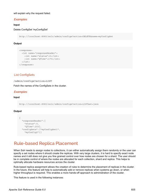 Apache Solr Reference Guide Covering Apache Solr 6.0