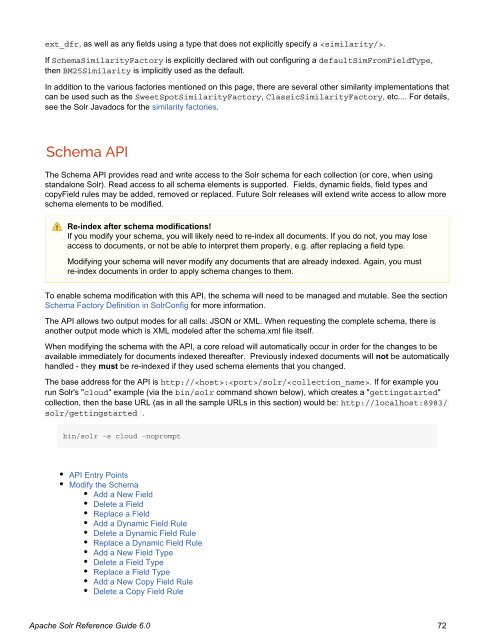 Apache Solr Reference Guide Covering Apache Solr 6.0
