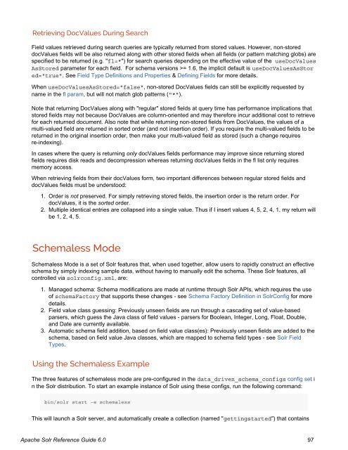 Apache Solr Reference Guide Covering Apache Solr 6.0