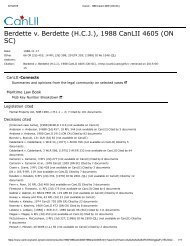 Bernedette v Bernedette - CanLII - 1988 CanLII 4605 (ON SC)