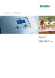 Système geotherm - Vaillant