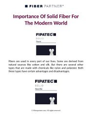 Importance Of Solid Fiber For The Modern World