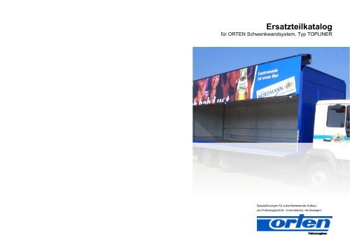 Ersatzteilkatalog - Orten GmbH & Co. KG Fahrzeugbau