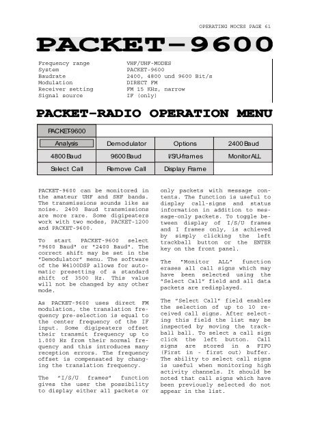 Uhf And Vhf Frequency Chart