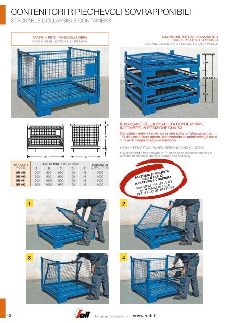 SALL_CATALOGO_CONTENITORI METALLICI E FORNITURE PER L‘INDUSTRIA_new