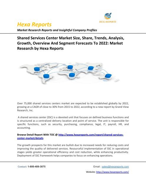 Shared-Services-Center-Market-Size-Share-Trends-Analysis-Growth-Overview-And-Segment-Forecasts-To-2022