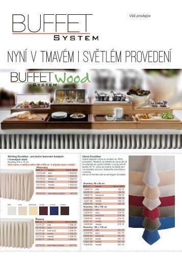 Buffet system leták 2016