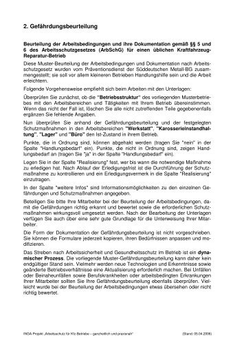 Gefährdungsbeurteilung (pdf)