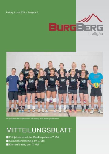 Burgberger Mitteilungsblatt 09/2016