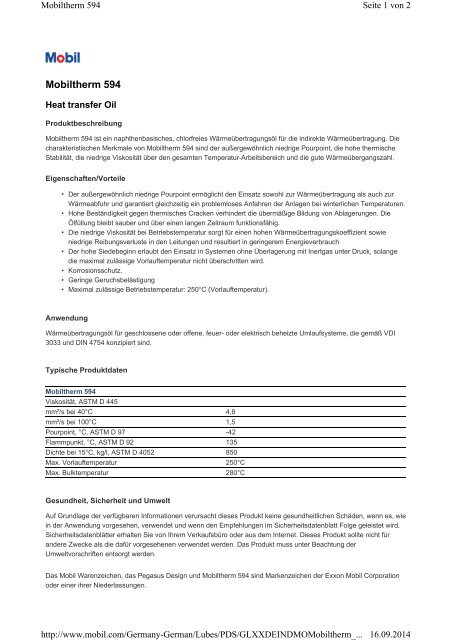 Mobiltherm 594