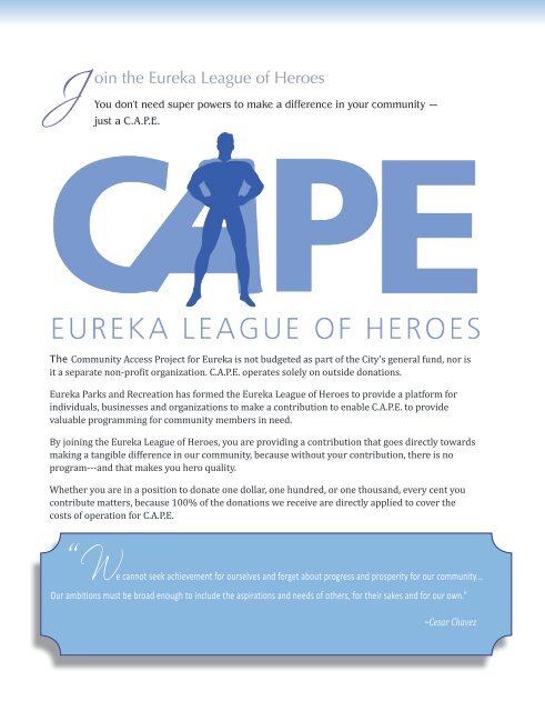 Be A Hero in Eureka