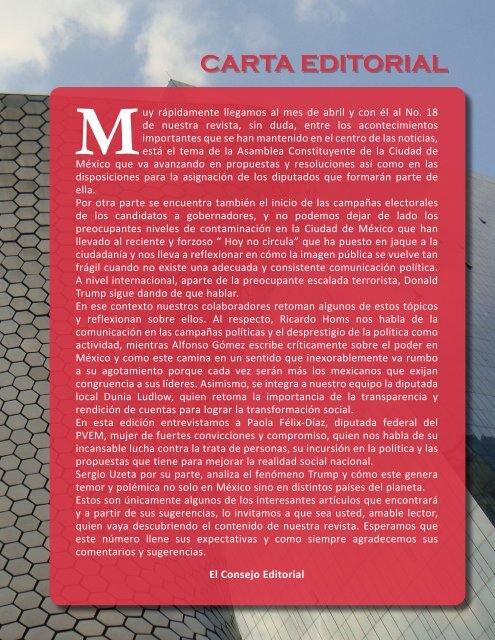 Revista Signum  Comunicación Política & Cultura No.18