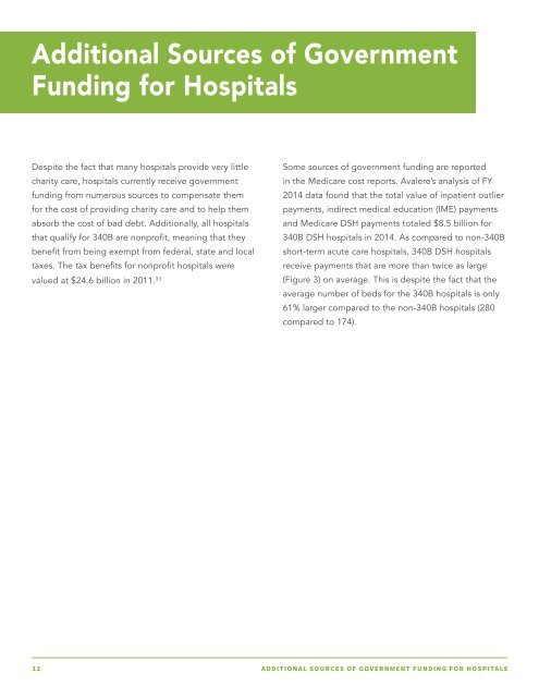 BENEFITING HOSPITALS NOT PATIENTS