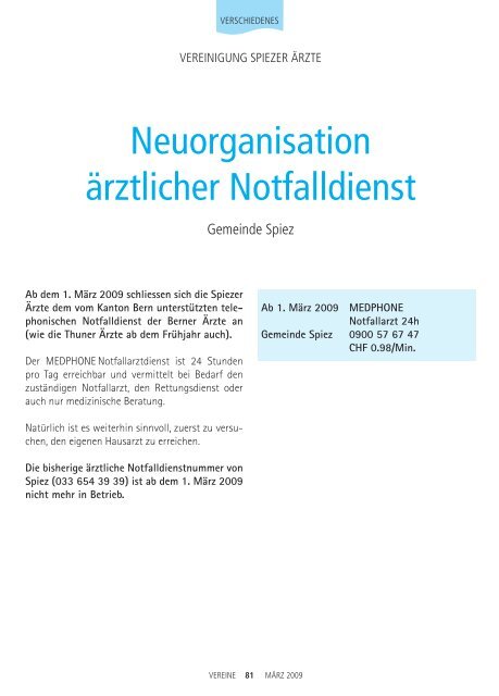 Donnerstag, 5. März 2009, 20.15 Uhr Bibliothek ... - in Spiez