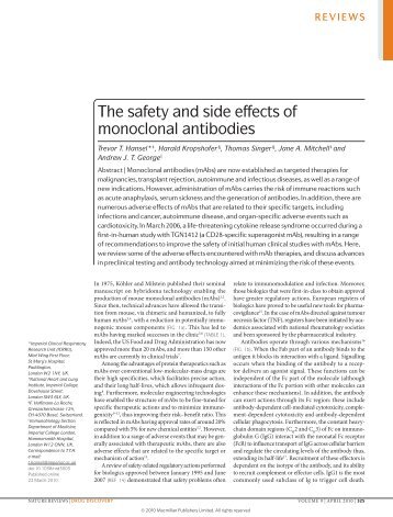 Anticuerpos monoclonales nature