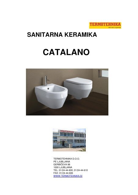 sanitarna keramika catalano - Termotehnika