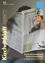 Kirche, Kirchenbild und Medienmechanismen - Kirchenblatt