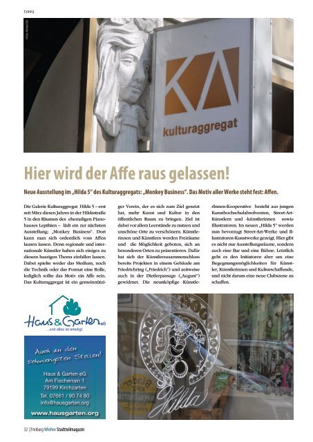 Wiehre Magazin, Mai 2016