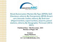 Retail Automation Market Recent Study suggests increased revenue generation owing to increased range of applications with lower operation costs