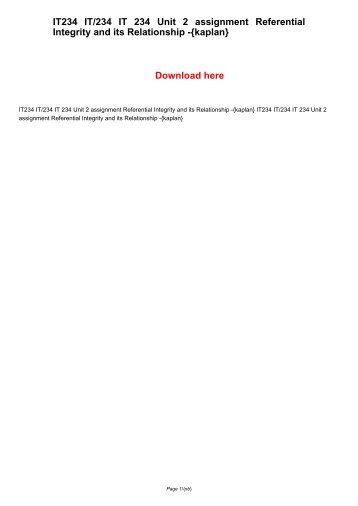 unit 5 assignment 2 For more course tutorials visit wwwuophelpcom unit 3 assignment 2 (part 1 case study) part 1 of the project, due at the end of this unit, requires you to. unit 5 assignment 2 For more course tutorials visit wwwuophelpcom unit 3 assignment 2 (part 1 case study) part 1 of the project, due at the end of this unit, requires you to.